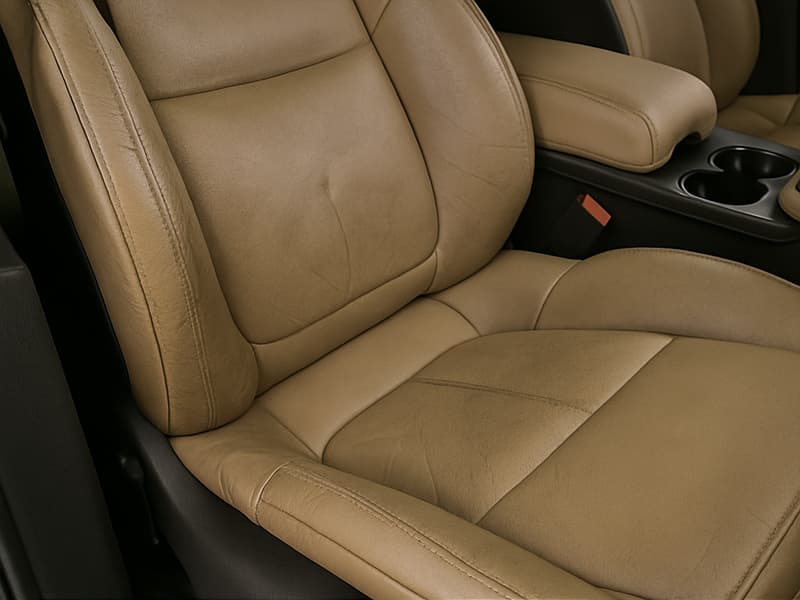 Before: Leather Restoration